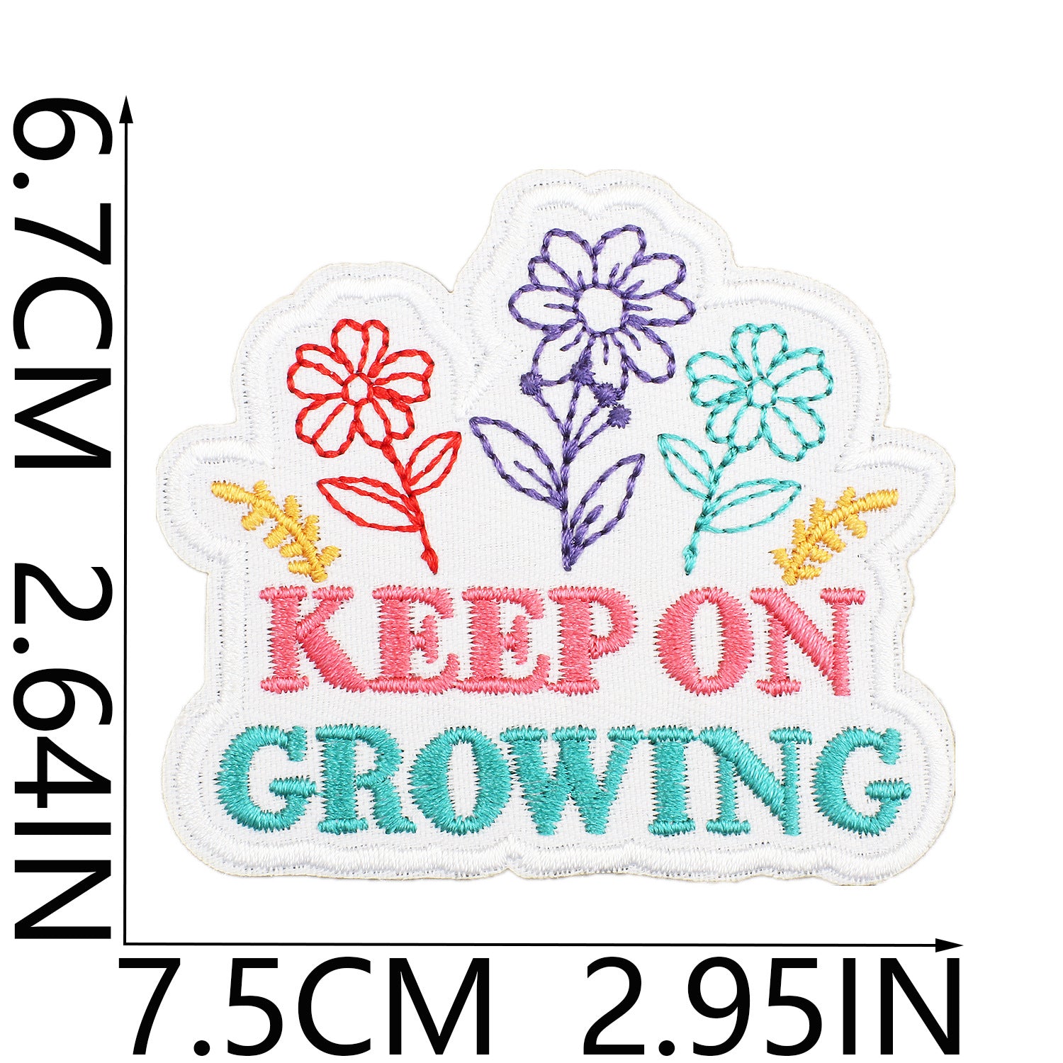 Wholesale Peace Self-love Embroidered Cloth Sticker